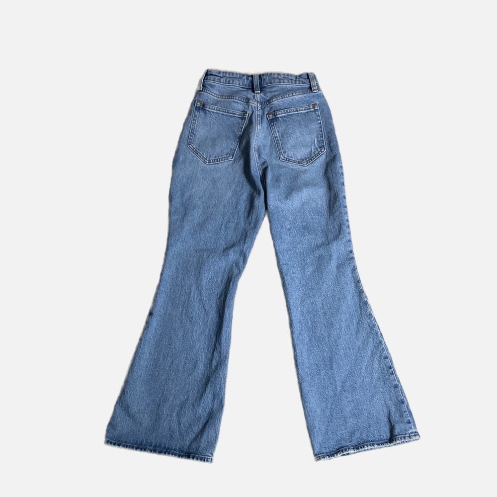 Abercrombie & Fitch Women's The Vintage Flare High Rise Curve Love Jeans Sz 25/0 - Picture 2 of 9